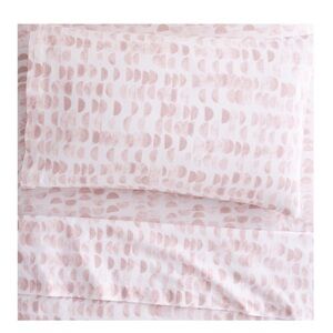 West Elm Twin Half Moon Sheet Set